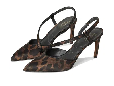 Franco Sarto Peyton Strappy Sandals In Brown