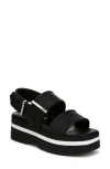 Franco Sarto Piper Slingback Platform Sandal In Black