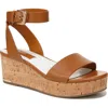 Franco Sarto Presley Espadrille Wedge Sandals Women's Shoes In Brown