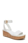 FRANCO SARTO PRESLEY ANKLE STRAP PLATFORM WEDGE SANDAL