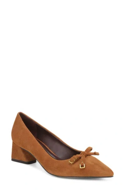 Franco Sarto Racer Faux Leather Pump In Brown
