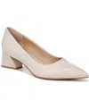 FRANCO SARTO RACER-PUMP POINTED TOE BLOCK HEEL PUMPS