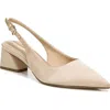 Franco Sarto Racer Womens Buckle Pointed Toe Slingback Heels In Multi