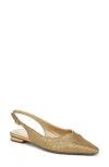 Franco Sarto Raena Slingback Flat In Gold