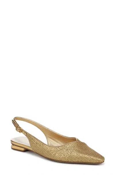 Franco Sarto Raena Slingback Flat In Gold