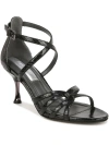 Franco Sarto Rika Womens Faux Leather Ankle Strap Heels In Multi