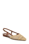 Franco Sarto Riona Slingback Flat In Animal Print