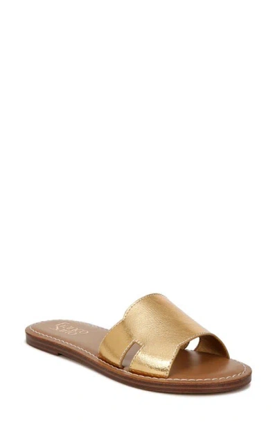 Franco Sarto Romana Slide Sandal In Gold