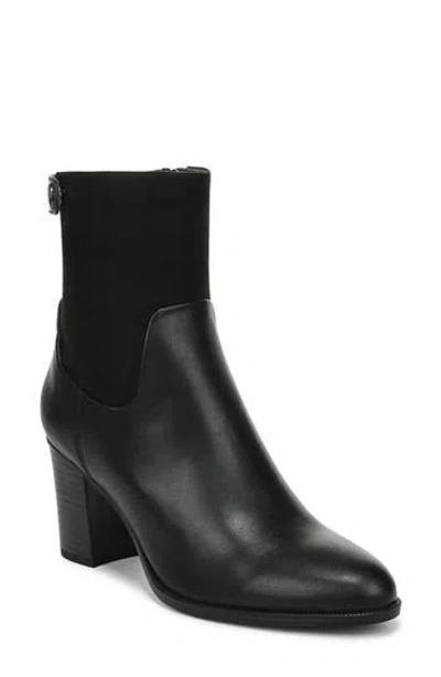 Franco Sarto Ronnie Faux Leather Bootie In Black/black
