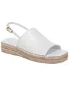 Franco Sarto Rune Slingback Platform Sandal In White
