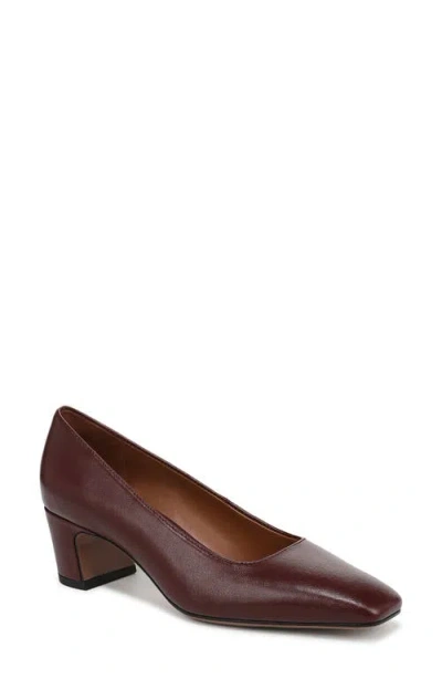 Franco Sarto Salino Square Toe Pump In Burgundy