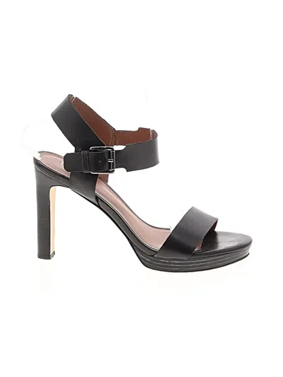 Pre-owned Franco Sarto Sandals In Black