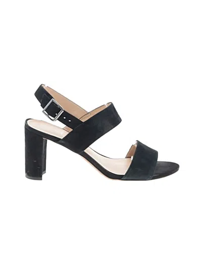 Pre-owned Franco Sarto Sandals In Black
