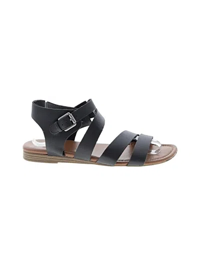 Pre-owned Franco Sarto Sandals In Black