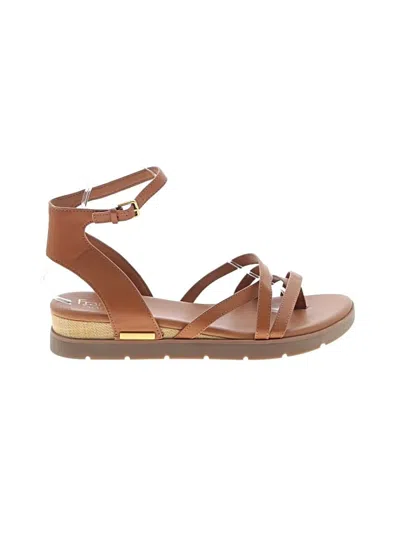 Pre-owned Franco Sarto Sandals In Brown