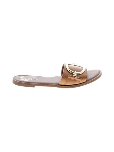 Pre-owned Franco Sarto Sandals In Brown