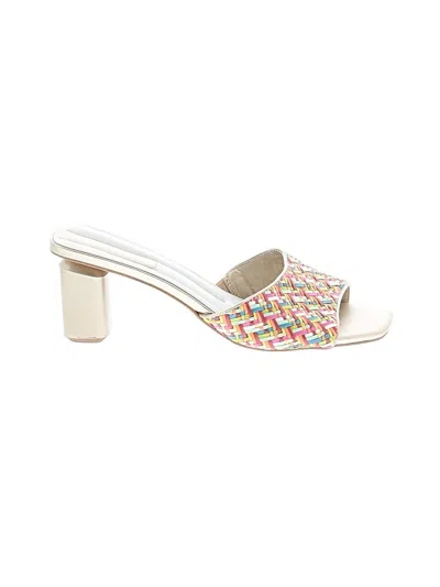 Pre-owned Franco Sarto Sandals In Ivory