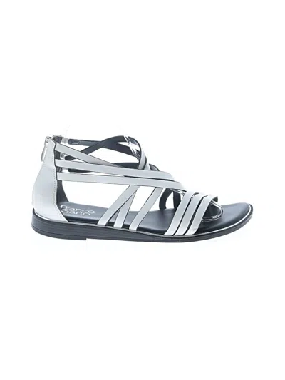 Pre-owned Franco Sarto Sandals In Silver