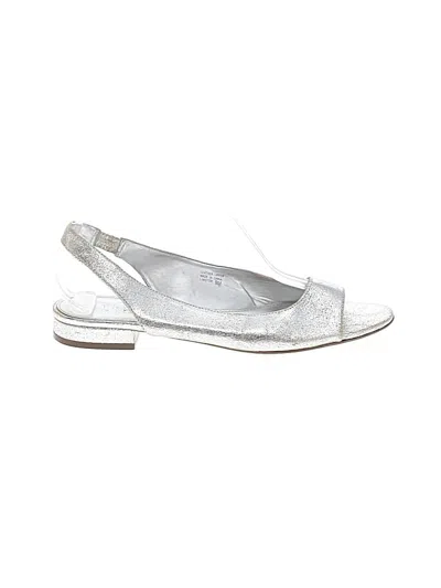 Pre-owned Franco Sarto Sandals In Silver