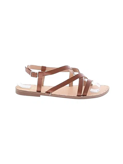 Pre-owned Franco Sarto Sandals In Tan