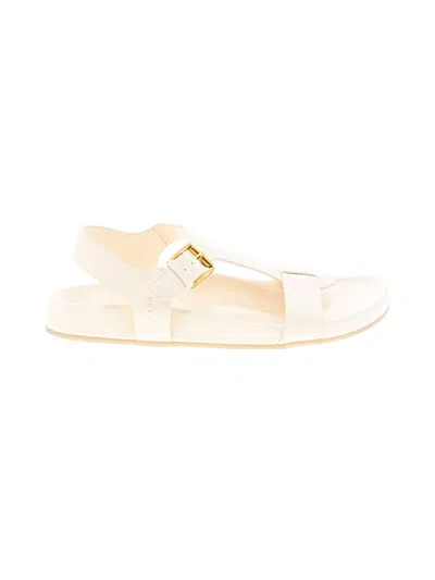 Pre-owned Franco Sarto Sandals In White