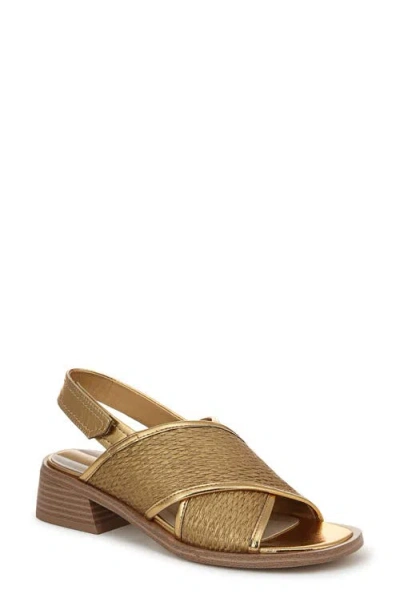 Franco Sarto Silvie Slingback Sandal In Gold