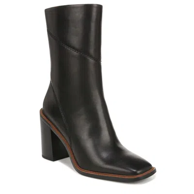 Franco Sarto Stevie H2679l1001 Boots Women's Black Leather Bootie Lion1085