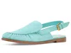 Franco Sarto Sully Leather Slingback In Blue