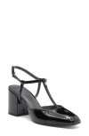 Franco Sarto Tasha T-strap Pump In Black Patent