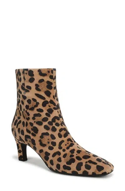Franco Sarto Tavisha Square Toe Bootie In Brown