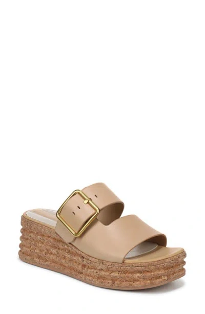 Franco Sarto Taziana Platform Wedge Sandal In Nude