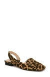 Franco Sarto Teagan Womens Animal Print Manmade D'orsay In Brown Multi