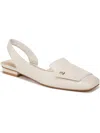 Franco Sarto Women's Teagan Square Toe Slingback Flats In White