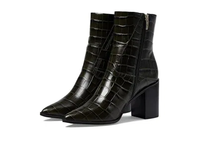 Franco Sarto Ticada Boots Women's Black Leather Zipper Ankle Bootie Jobb342