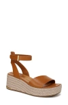 Franco Sarto Tiffany Platform Wedge Sandal In Tan