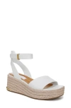 Franco Sarto Tiffany Platform Wedge Sandal In White