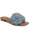 Franco Sarto Tina Raffia Slide Sandal In Multi