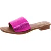 Franco Sarto Tina Raffia Slide Sandal In Multi