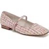 Franco Sarto Women's Tinsley Square Toe Mary Jane Flats In Pink
