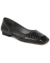 Franco Sarto Tracy Embellished Leather Flat