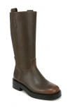 Franco Sarto Trevi Womens Leather Tall Knee-high Boots In Brown