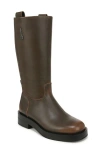 Franco Sarto Trevi Womens Leather Tall Knee-high Boots In Brown