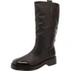 Franco Sarto Trevi Womens Leather Tall Knee-high Boots In Black