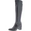 Franco Sarto Tribute Womens Square Toe Knee-high Boots In Grey