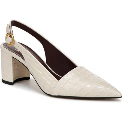 Franco Sarto Trista Slingback Pump In White