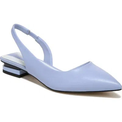 Franco Sarto Tyra Womens Leather D'orsay Slingbacks In Blue
