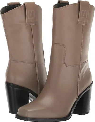 Franco Sarto Valor I8161l1020 Boots Women's Gray Leather Mid-calf Jobb136