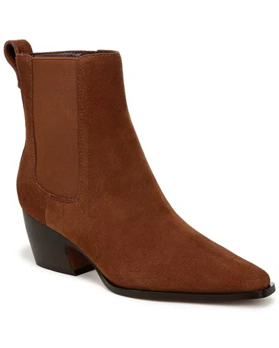 Franco Sarto Vianca Suede Bootie In Brown