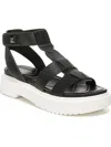 FRANCO SARTO WALLOW WOMENS FAUX LEATHER ANKLE STRAP GLADIATOR SANDALS