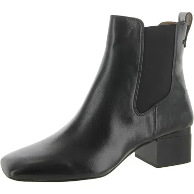 Franco Sarto Waxton Womens Zipper Ankle Boots In Black